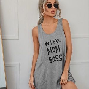 Boss Up Mom Dress